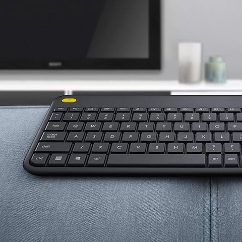 Logitech Wireless Touch K400 Plus Keyboard - Black