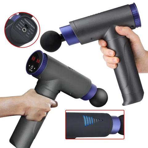 8 Heads Massage Gun Percussion Vibration Muscle Relaxing Therapy Deep Tissue