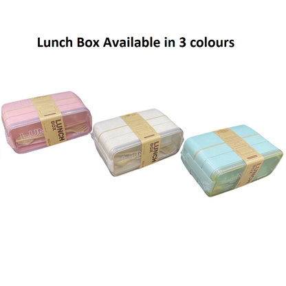 3-Layer Bento Lunch Box – 900ml Eco-Friendly Leakproof Food Container -NEW