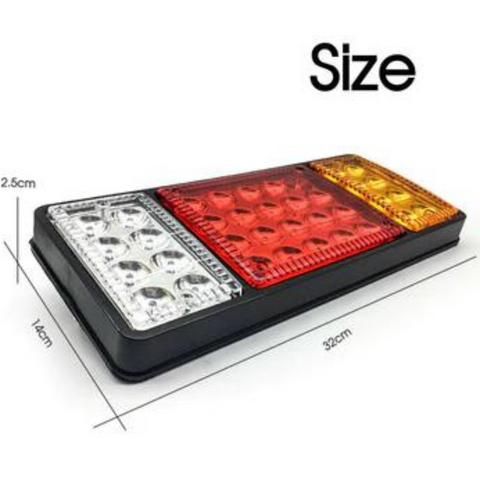 2x 36 LED Tail Lights Stop Indicator Reverse Lamp 12V Trailer Truck Ute Light