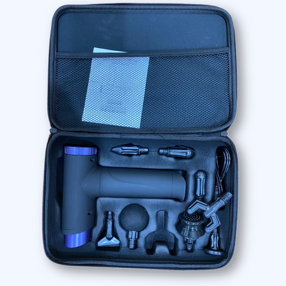 LCD Massage Gun 8 Heads Deep Tissue Massager with 22 Gears & Touch Screen -NEW