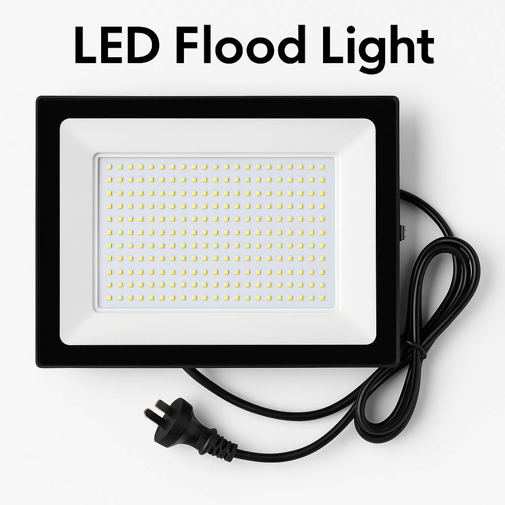 LED Flood Light 300W IP66 Outdoor Spotlight 240V Cool White AU Plug-NEW