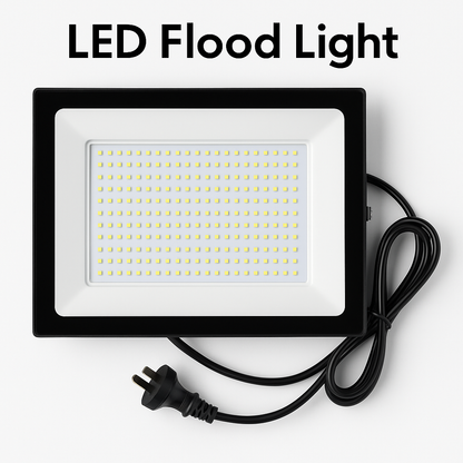 LED Flood Light 300W IP66 Outdoor Spotlight 240V Cool White AU Plug-NEW
