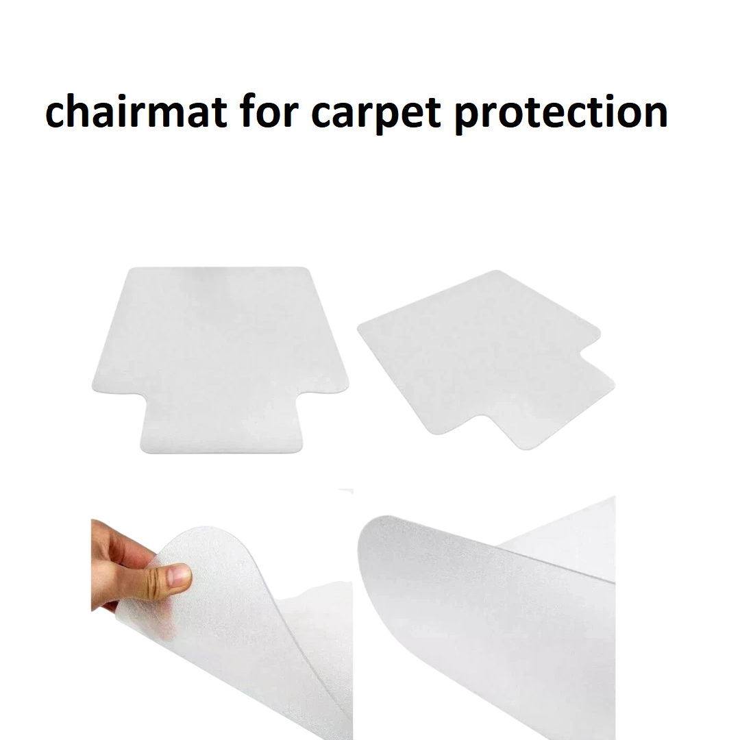 Office Chair Floor Mat Protector- Gripper (Carpet) & Flat (Hard Floor)-NEW