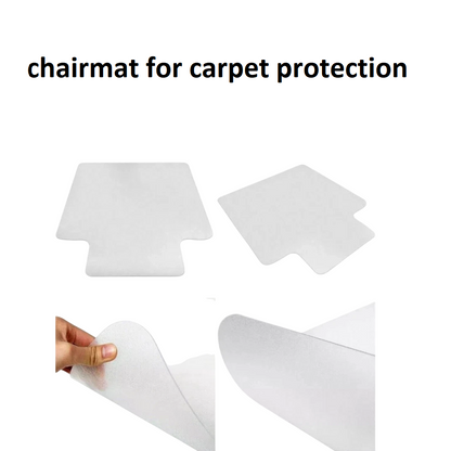 Office Chair Floor Mat Protector- Gripper (Carpet) & Flat (Hard Floor)-NEW