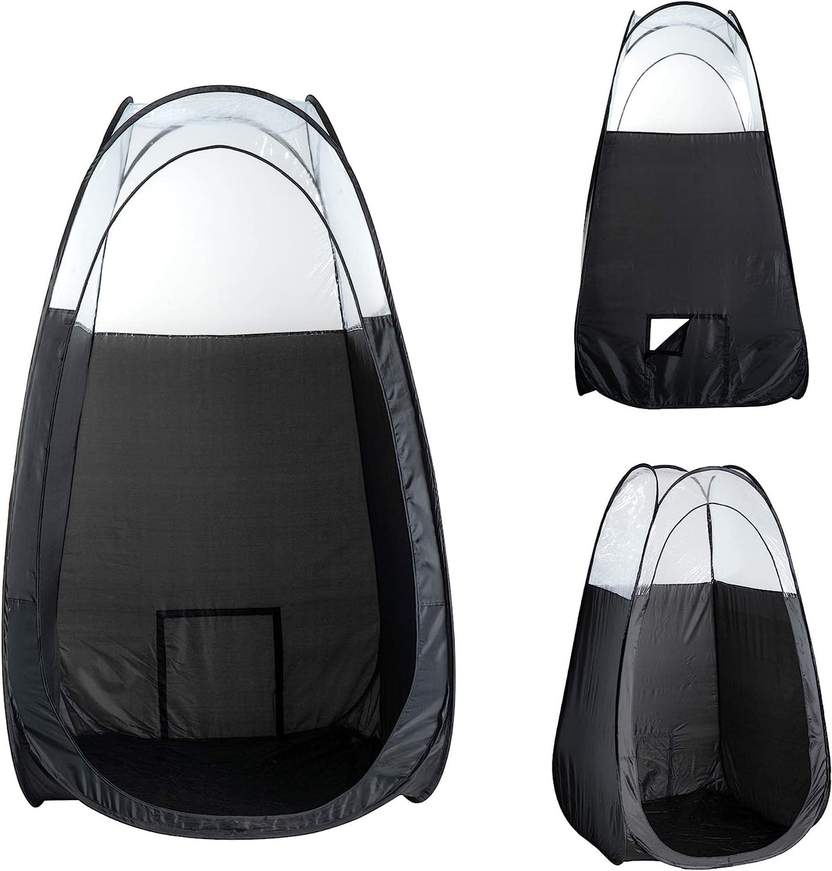 Spray Tan Tent Pop Up Sunless Body Tanning Sun Care Portable Carry Bag Black New