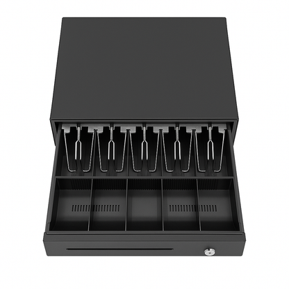 Heavy Duty Cash Drawer POS Register – 5 Bills 5 Coins Tray with RJ11 Cable -New