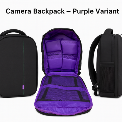 Waterproof Camera Backpack – Soft Case Bag for DSLR Canon, Nikon, Sony (4 Colours) NEW