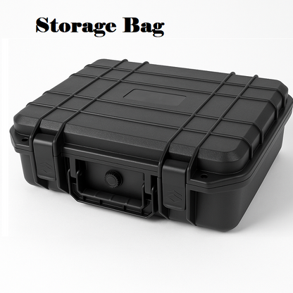 Waterproof Hard Carry Tool Case – Large 42cm Camera Storage Box with Foam-NEW