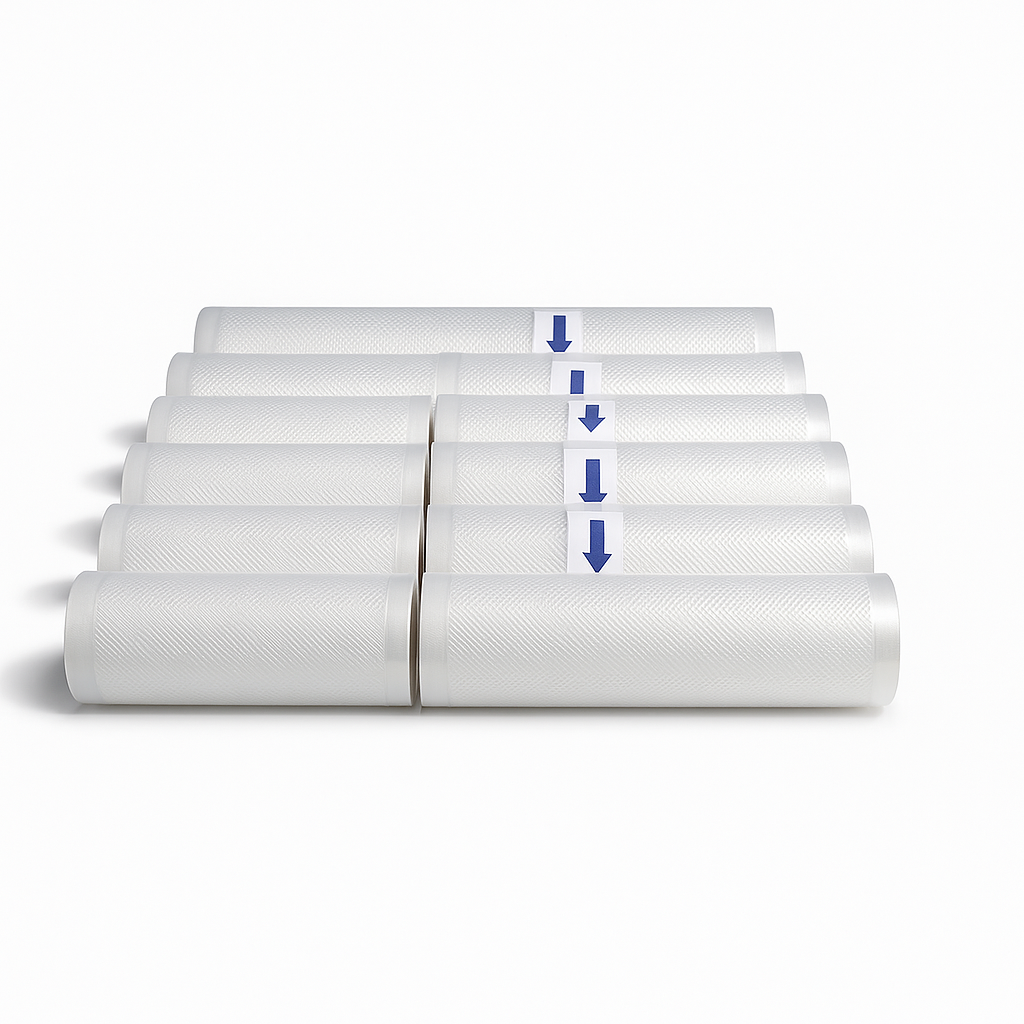 Vacuum Sealer Rolls – Pack of 6 (20 cm, BPA-Free Food Storage)-NEW