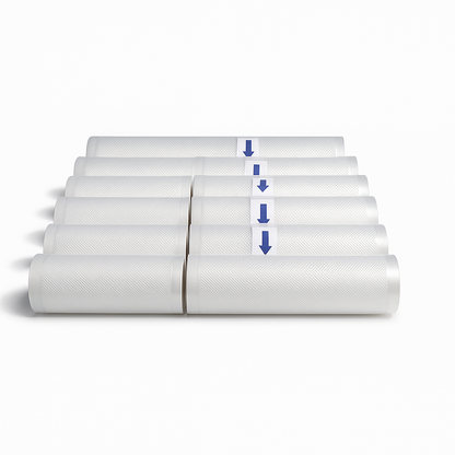 Vacuum Sealer Rolls – Pack of 6 (20 cm, BPA-Free Food Storage)-NEW