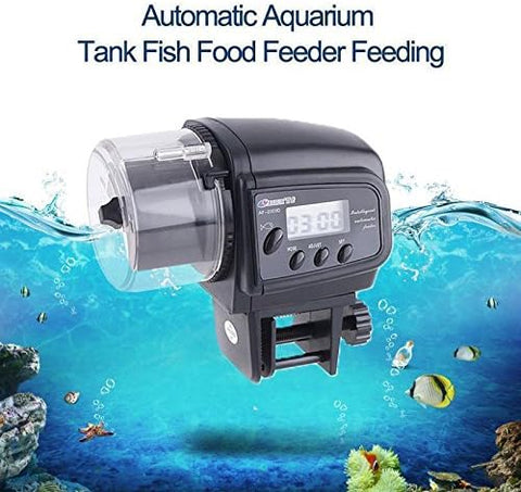 1xAquarium Auto Timer Dispenser Automatic Fish Food Feeder Pet Feeding Tank Pond