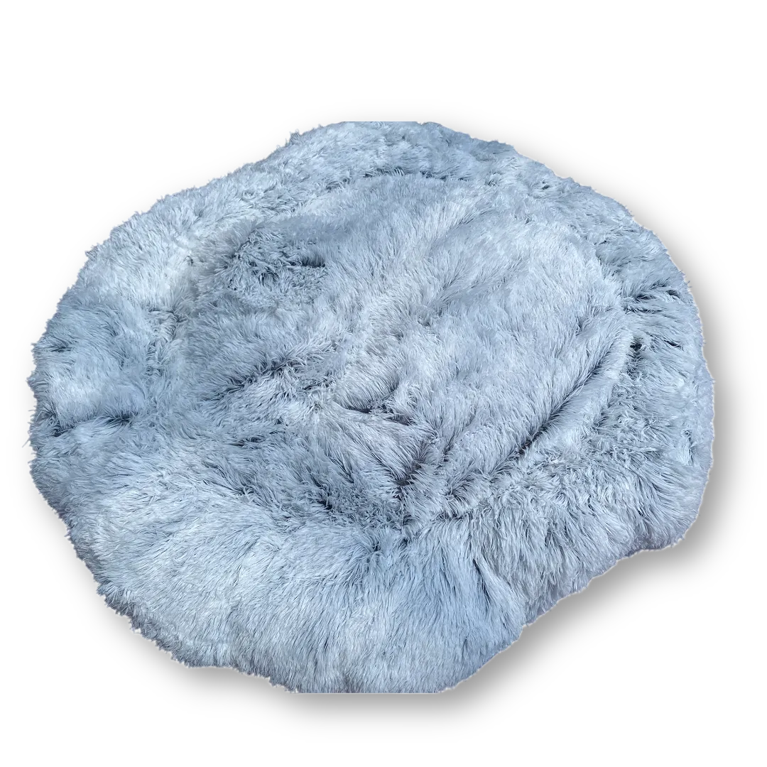 Pet Calming Plush Bed for Cats & Dogs | Snuggle Donut Bed 110×27 CM-NEW
