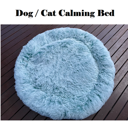 Pet Calming Plush Bed for Cats & Dogs | Snuggle Donut Bed 110×27 CM-NEW
