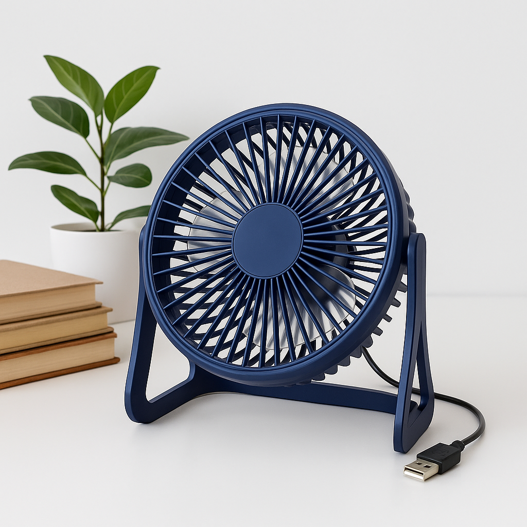 USB Small Cooling Fan – Quiet, Powerful Desk Fan with Adjustable Tilt-NEW
