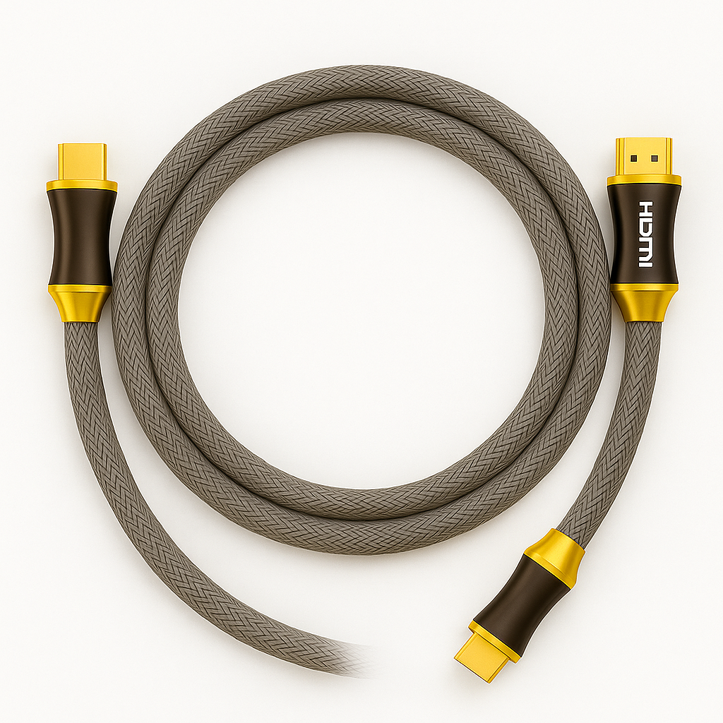 4K Braided HDMI Cable– High Speed Ultra HD (1M–10M) New