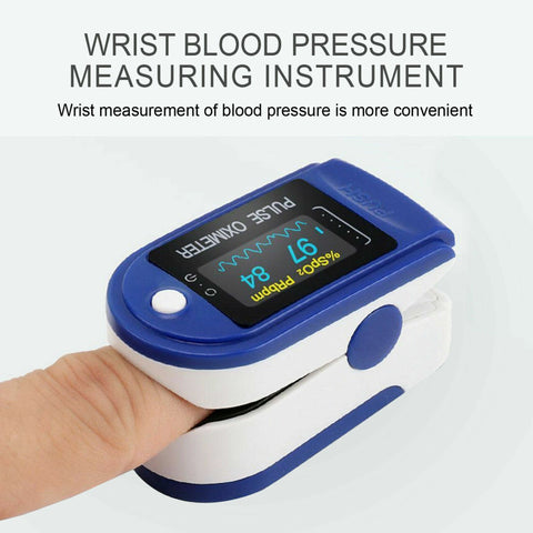 Professional Finger Pulse Oximeter Blood Oxygen Saturation Heart Rate Monitor AU