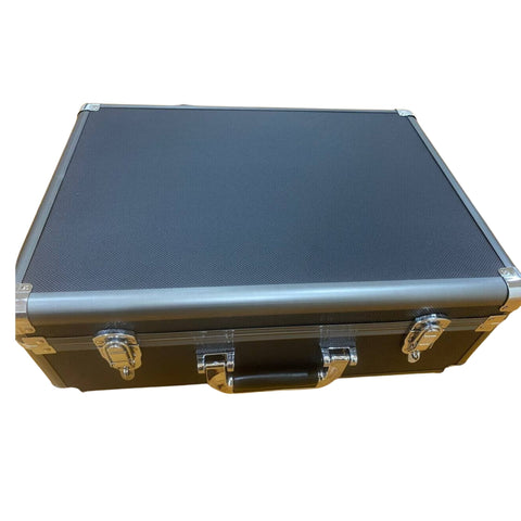 Camera Aluminium Hard Case with Foam Insert Carry Strap Lockable Large Size MEL