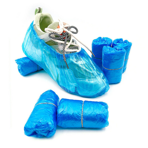 100-500x Disposable Plastic Shoe Covers Rain Overshoes Protector Waterproof