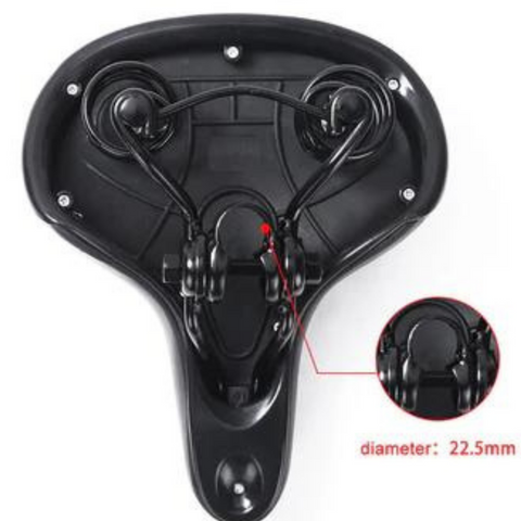 Wide Big Bum Bike Bicycle Gel Cruiser Comfort Saddle Seat Sporty Soft Cushion