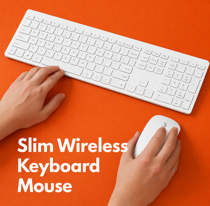 Slim Wireless Keyboard & Mouse Combo New