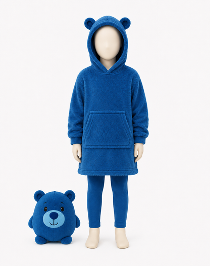 Kids Blanket Hoodie– Convertible Plush Hoodie Blanket-NEW