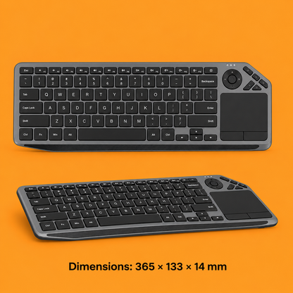 Wireless Touchpad Keyboard – 2.4GHz Bluetooth Backlit