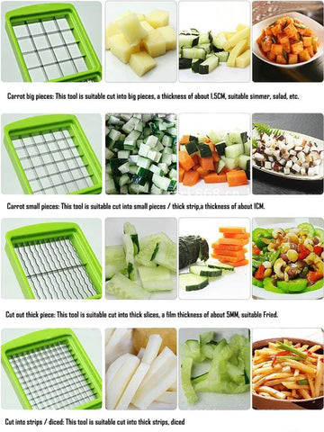 13IN1 A Food Slicer Fruit Cutter Dicer Nicer Container Chopper Peeler Vegetable
