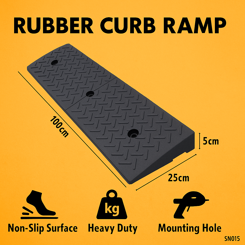 Rubber Curb Ramp-New