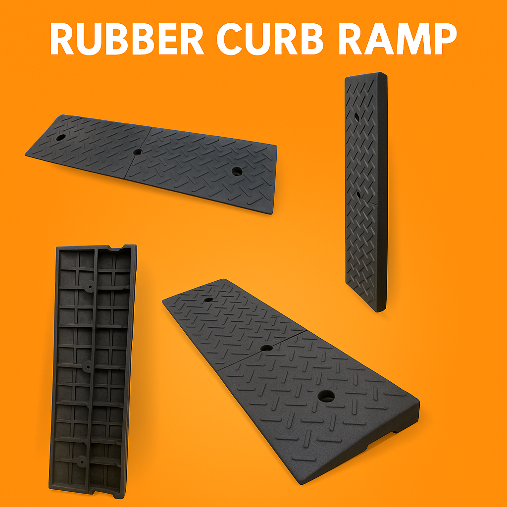 Rubber Curb Ramp-New