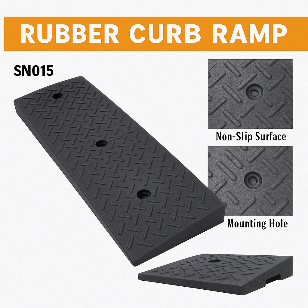 Rubber Curb Ramp-New