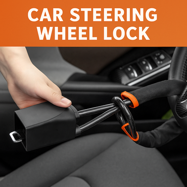 Car Steering Wheel Lock Universal Seat Belt Anti-Theft Lock-NEW