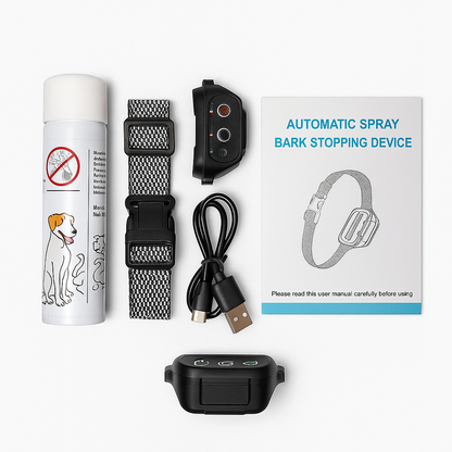 Anti Bark Dog Citronella Spray Collar Rechargeable-NEW