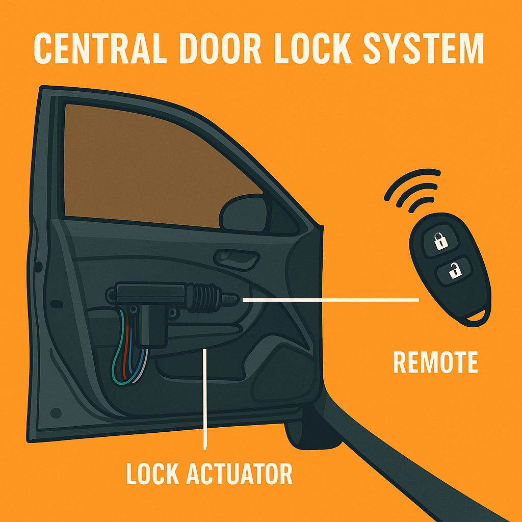 Remote Auto Car Keyless Entry Central Locking System-NEW