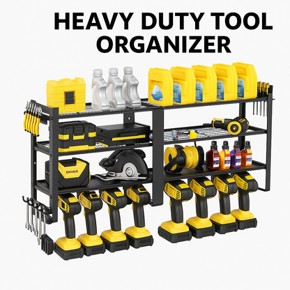 Heavy Duty Tool Organizer Wall Shelf New