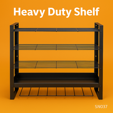 Heavy Duty Wall Mounted Tool Organiser – Garage Shelf