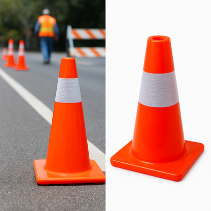 5pcs 45cm Reflective Traffic Safety Cones-NEW