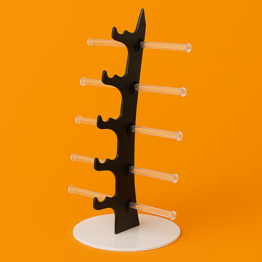 5 Pair Rack Show Sunglasses Glasses Display Stand Holder Plastic-New