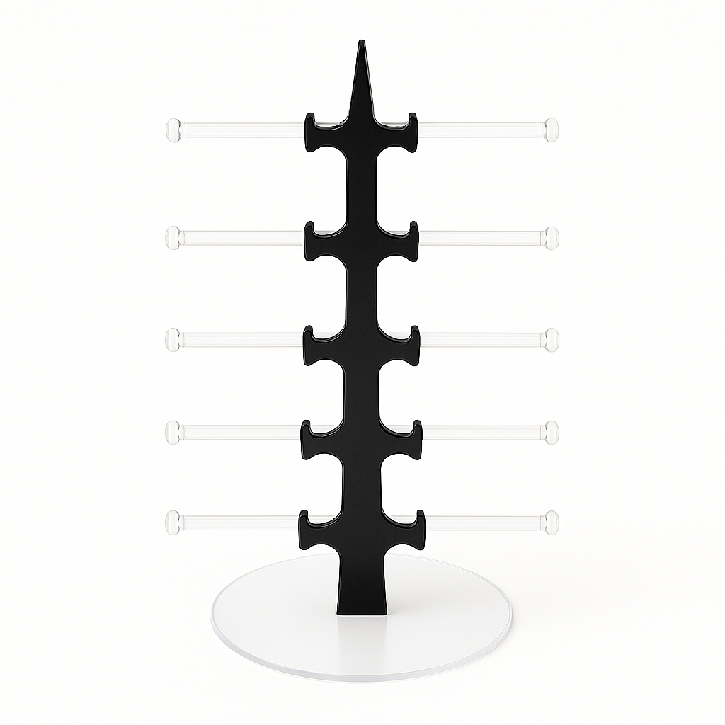 5 Pair Rack Show Sunglasses Glasses Display Stand Holder Plastic-New