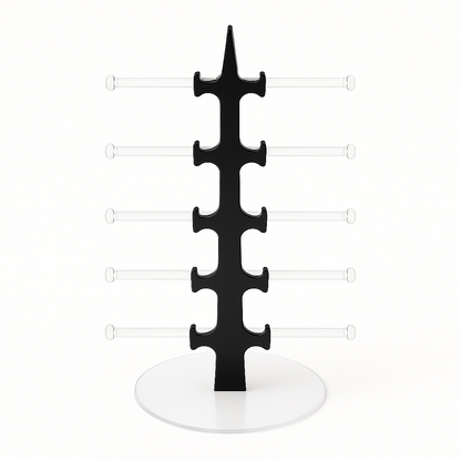 5 Pair Rack Show Sunglasses Glasses Display Stand Holder Plastic-New
