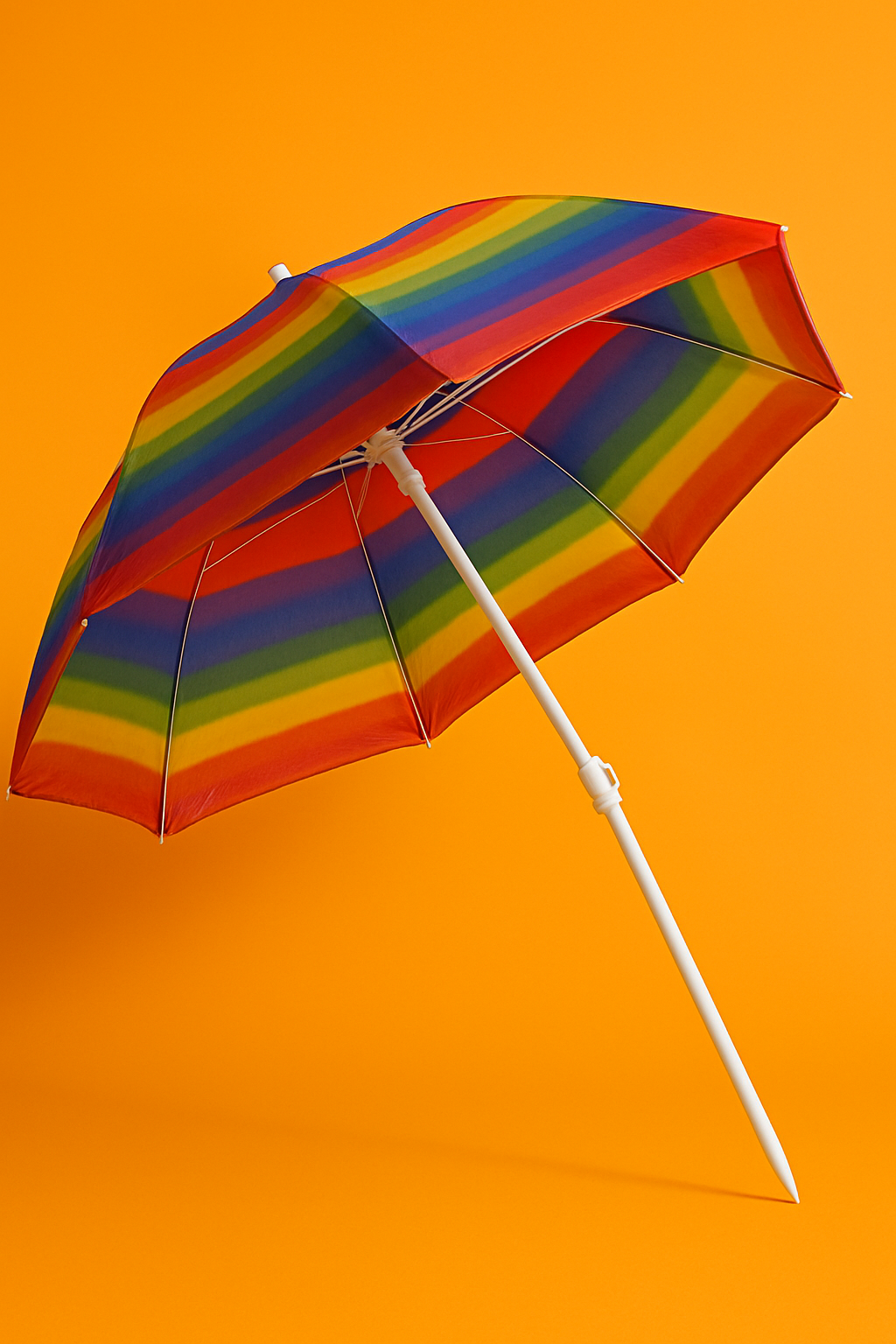 180cm Beach Umbrella Sun Shade – 150cm Wide Outdoor XL Size -NEW