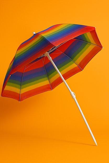 180cm Beach Umbrella Sun Shade – 150cm Wide Outdoor XL Size -NEW
