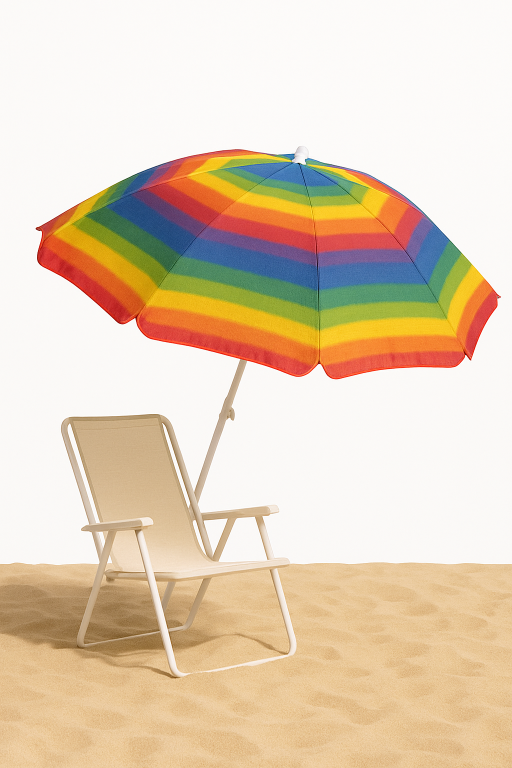180cm Beach Umbrella Sun Shade – 150cm Wide Outdoor XL Size -NEW
