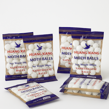 Huang Xiang Naphthalene Moth Balls 100g-New