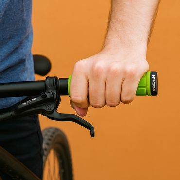 1 Pair Anti-Slip Rubber Bike Handlebar Grips| Black-New