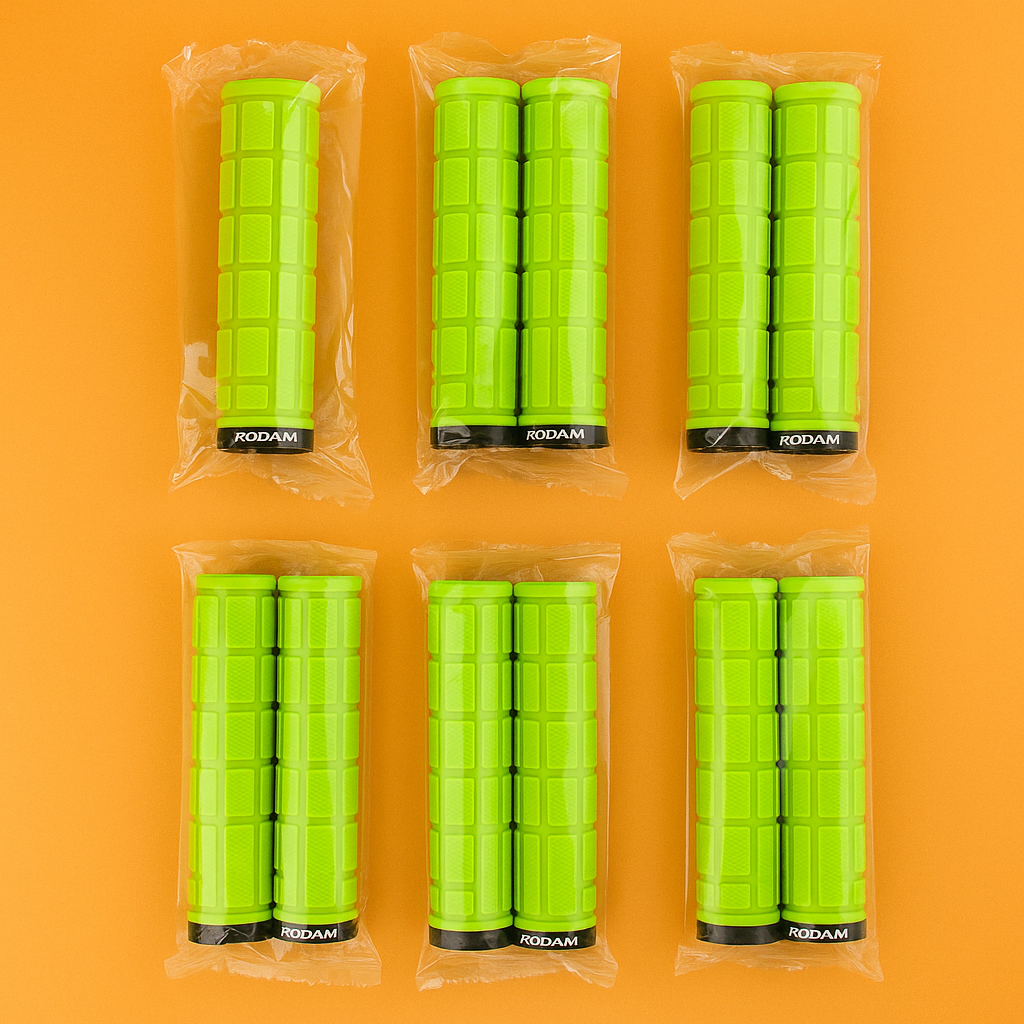1 Pair Anti-Slip Rubber Bike Handlebar Grips| Black-New