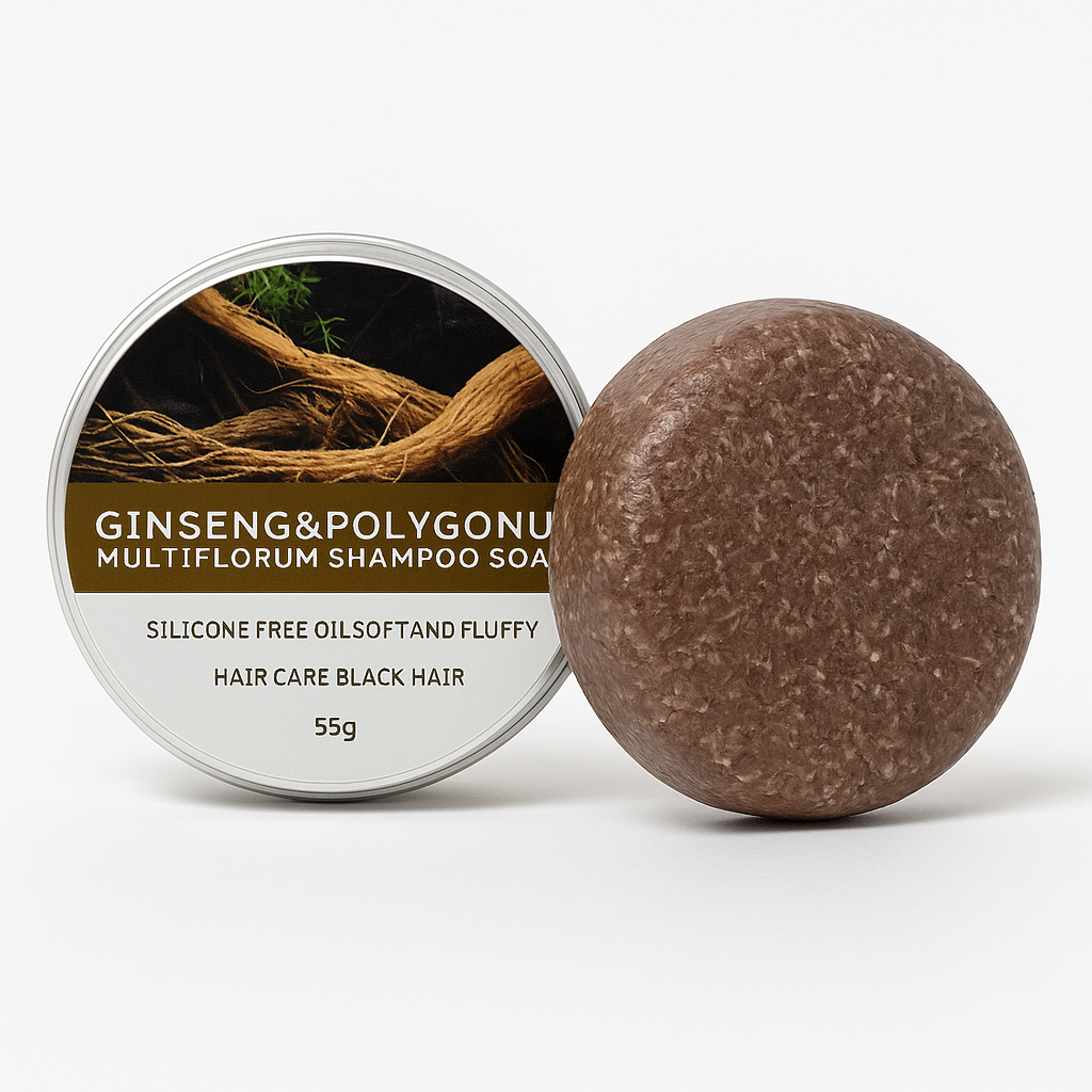 Organic Grey Reverse Hair Darkening Shampoo Bar – Anti-Hair Loss-NEW