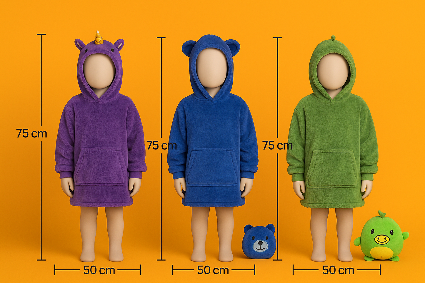 Kids Blanket Hoodie– Convertible Plush Hoodie Blanket-NEW
