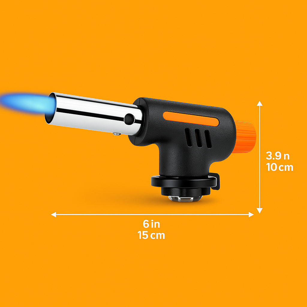 Butane Gas Torch – Welding, Soldering, BBQ & Culinary Use-NEW