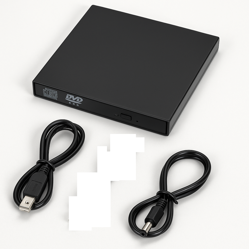 USB External DVD/CD Drive – Portable Burner & Reader for Mac & Windows-NEW